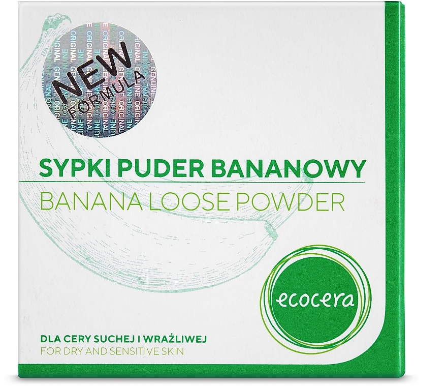 Bananenpuder für trockene und empfindliche Haut - Ecocera Banana Loose Powder — Foto N4