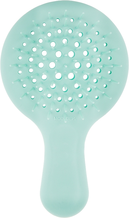 Haarbürste aus Silikon türkis - Janeke Compact Silicon Hairbrush — Bild N1