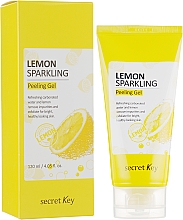 Düfte, Parfümerie und Kosmetik Gesichtspeeling-Gel mit Zitronenwasser und Vtamin C - Secret Key Lemon Sparkling Peeling Gel