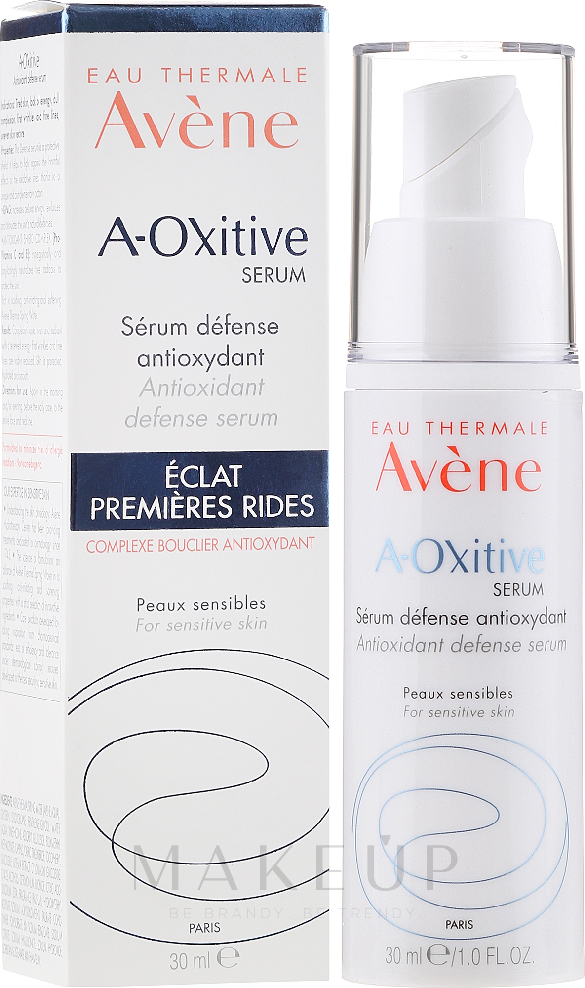 Aufhellendes und antioxidatives Gesichtsserum - Avene A-Oxitive Antioxidant Defense Serum Sensitive Skins — Bild 30 ml