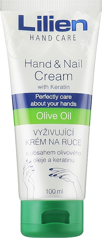 Hand- und Nagelcreme mit Olivenöl - Lilien Olive Oil Hand & Nail Cream