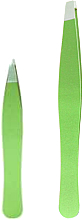 Düfte, Parfümerie und Kosmetik Pinzetten-Set grün 2 St. - Titania Tweezer Set Green
