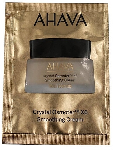 GESCHENK! Glättende Gesichtscreme - Ahava Crystal Osmoter X6 Smoothing Cream (Probe)  — Bild N1