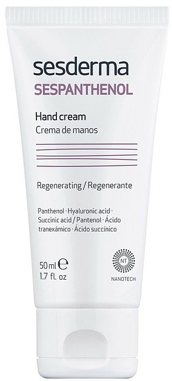 Regenerierende Handcreme mit Panthenol und Hyaluronsäure - Sesderma Sespanthenol Hand Cream — Bild N1