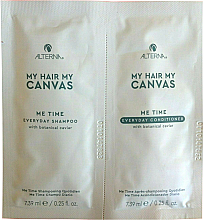 Düfte, Parfümerie und Kosmetik Haarpflegeset - Alterna My Hair My Canvas Me Time Everyday Duo (Shampoo 7.39ml + Conditioner 7.39ml)