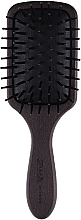 Haarbürste aus Bubingaholz klein, quadratisch - Janeke Bubinga Wood Line — Bild N1