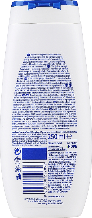 Duschcreme für empfindliche Haut - NIVEA Creme Sensitive Cream Shower — Bild N2