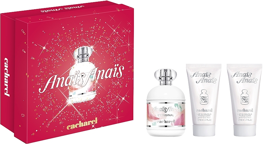 Cacharel Anais Anais L'Original - Duftset (Eau de Toilette /100 ml + Körperlotion /2x50 ml)  — Bild N1