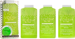 Düfte, Parfümerie und Kosmetik 3-stufige Fußpflege mit grünem Tee - Voesh Pedi In A Box 3 In 1 Deluxe Pedicure Green Tea (35 g)