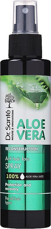 Regenerierendes Spray gegen Haarausfall mit Aloe Vera - Dr. Sante Aloe Vera