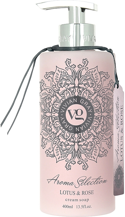 Flüssigseife - Vivian Gray Aroma Selection Creme Soap Lotus & Rose — Bild N1