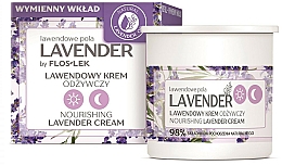 Düfte, Parfümerie und Kosmetik Pflegende Tages- und Nachtcreme mit Lavendel - Floslek Nourishing Lavender Cream (Refill)