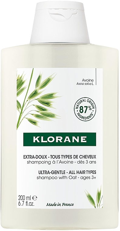 Extra sanftes Shampoo für den täglichen Gebrauch mit Hafermilch - Klorane Gentle Shampoo with Oat Milk