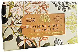 Düfte, Parfümerie und Kosmetik Seife mit Jasmin und Erdbeere - The English Soap Company Jasmine and Wild Strawberry Soap