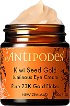 Düfte, Parfümerie und Kosmetik Augencreme - Antipodes Kiwi Seed Gold Luminous Eye Cream