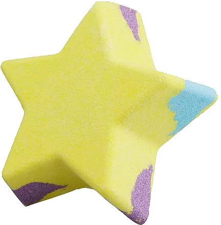 Badebombe Stern gelb - Craze Inkee Foamy Star Bath Bomb — Bild N2