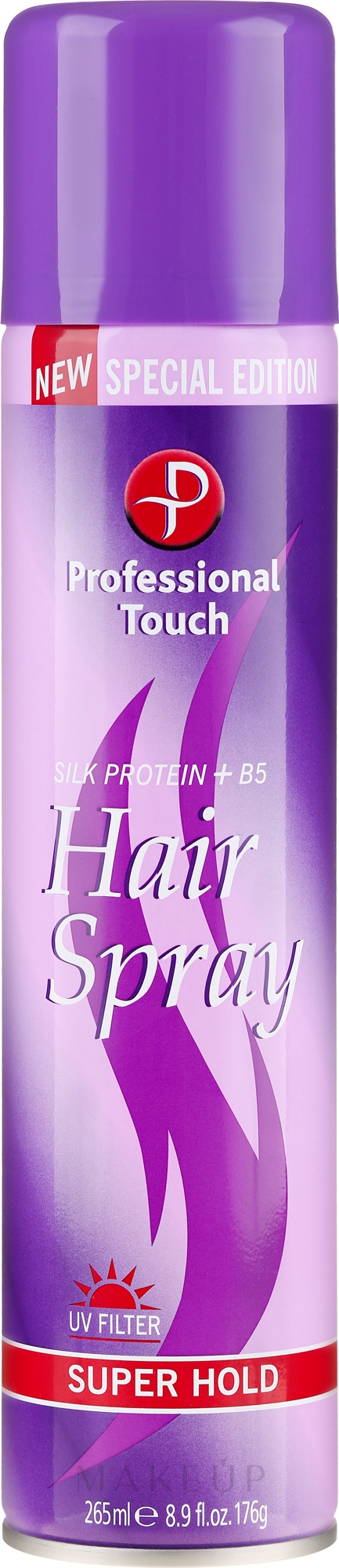 Professional Touch Silk Protein B5 Super Hold Hair Spray Haarspray Mit Seidenprotein Super Starker Halt Makeup Lu