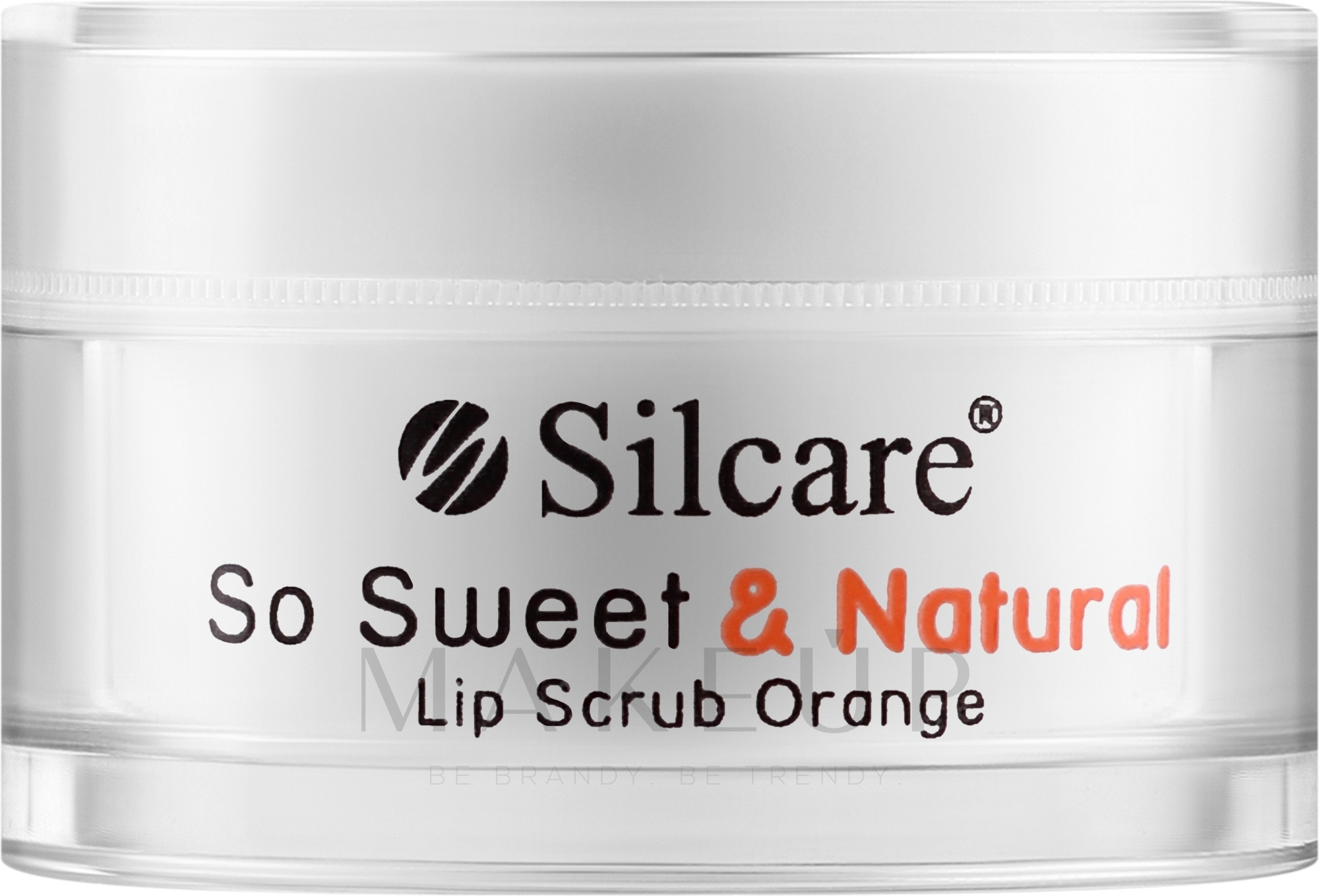 Lippenpeeling mit Kokosnuss- und Sheabutter, Trauben- und Pfirsichkernöl, Glycerin und Vitamin E - Silcare Quin Face So Sweet & Natural Lip Scrub Orange — Bild 15 g