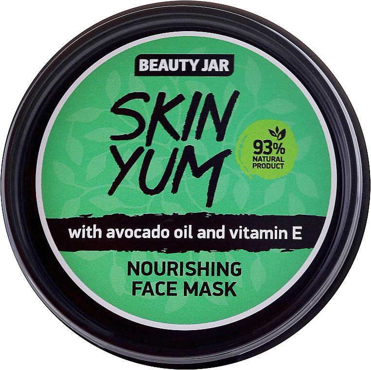 Nährende Gesichtsmaske mit Avocadoöl und Vitamin E - Beauty Jar Skin Yum Nourishing Face Mask