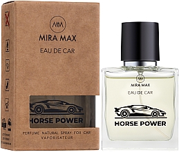 Düfte, Parfümerie und Kosmetik Auto-Lufterfrischer - Mira Max Eau De Car Horse Power Perfume Natural Spray For Car Vaporisateur