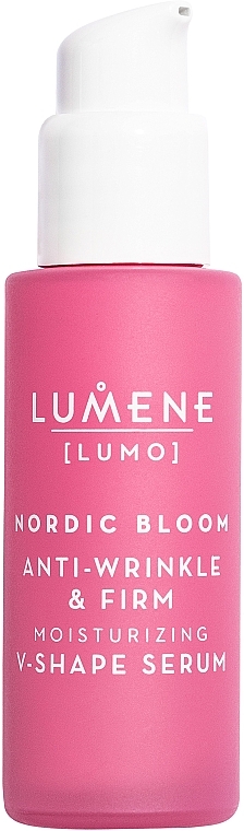 Straffendes und feuchtigkeitsspendendes Anti-Falten Gesichtsserum - Lumene Lumo Nordic Bloom Anti-wrinkle & Firm Moisturizing V-Shape Serum