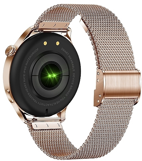 Smartwatch für Damen goldener Stahl - Garett Smartwatch Lady Elegance RT  — Bild N1
