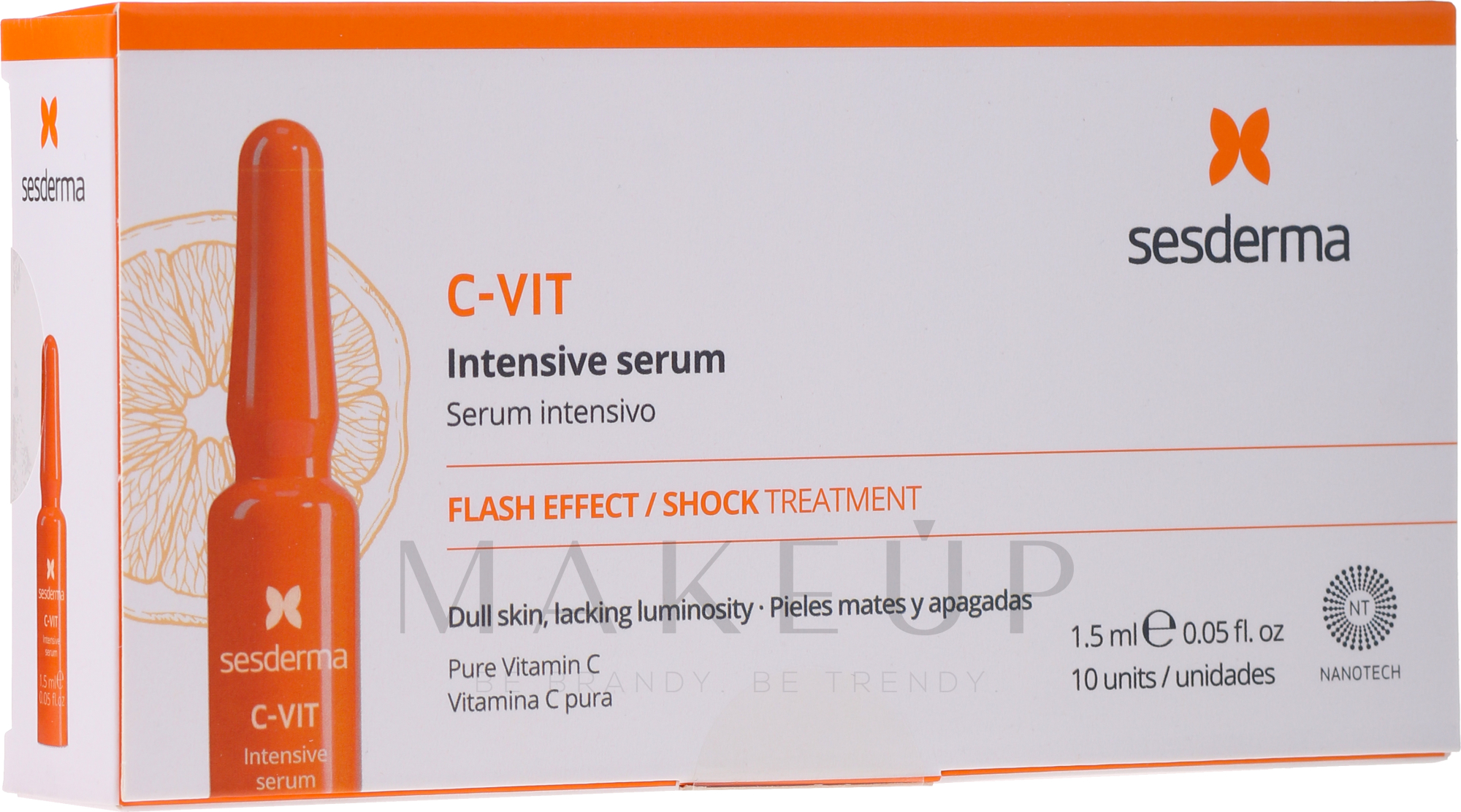 Intensives Gesichtsserum in Ampullen mit 12% reinem Vitamin C - SesDerma Laboratories C-Vit Intensive Serum — Foto 10 x 1.5 ml