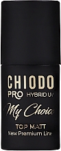 Düfte, Parfümerie und Kosmetik Hybrid-Nagelüberlack Matt - Chiodo Pro Hybrid UV Top Matt My Choice