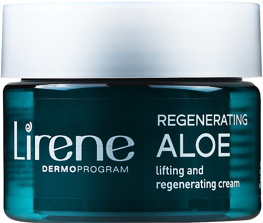 Regenerierende und straffende Gesichtscreme mit Aloe und Karitébutter - Lirene Moisture and Nourishment Smoothing and Nourishing Cream — Bild N1