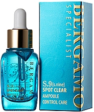 Düfte, Parfümerie und Kosmetik Porenverengende Gesichtsampulle - Bergamo S-9 Spot Clear Ampoule Control Care