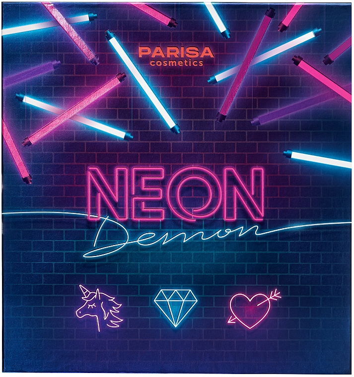 Lidschatten-Palette Neon 16 Farben - Parisa Cosmetics Neon Demon Eyeshadow Palette — Bild N2