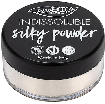 Loser Gesichtspuder für ein mattes Finish - PuroBio Indissoluble Silky Powder — Bild N1