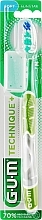 Zahnbürste weich Technique+ Olive - G.U.M Soft Regular Toothbrush — Bild N1