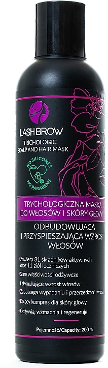 Trichologische Maske für Haare und Kopfhaut - Lash Brow Trichologic Scalp And Hair Mask — Bild N1