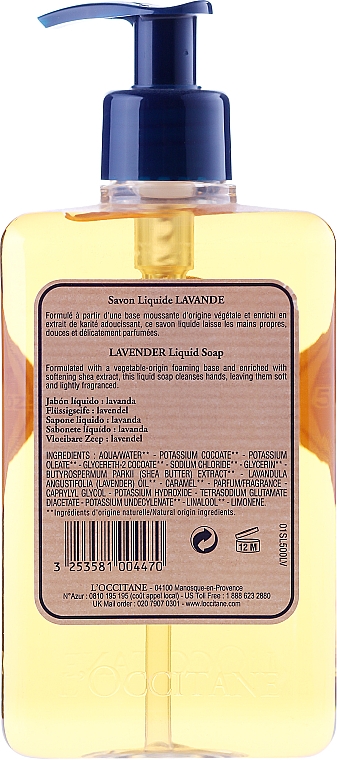 Flüssigseife mit Lavendelöl und Shea-Extrakt - L'Occitane Lavande Liquid Soap — Bild N2