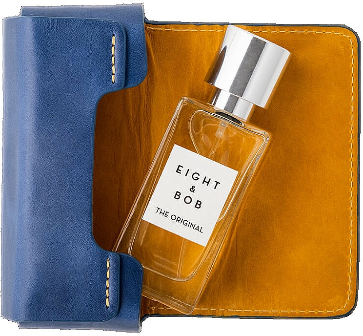 Parfum-Etui blau - Eight & Bob Navy Blue Leather — Bild N2