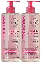 Set - Topicrem Ultra-Moisturizing Gentle Shower Gel (sh/gel/2x500ml) — Bild N1