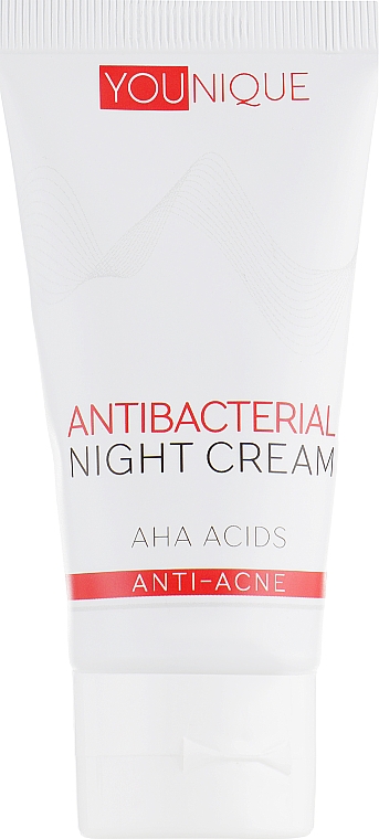 Antibakterielle Nachtcreme mit AHA-Säuren - J'erelia YoUnique Antibacterial Night Cream — Bild N1