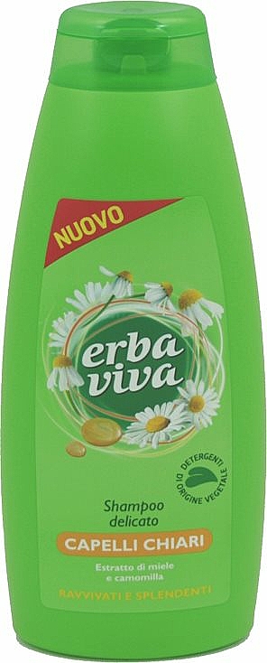 Shampoo für helles Haar mit Kamille - Erba Viva Shampoo for Light Hair — Bild N1