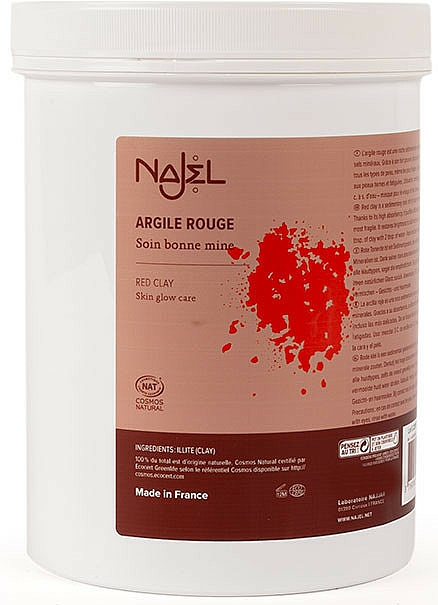 Rotes Tonerdepulver für das Gesicht - Najel Red Clay — Bild N1