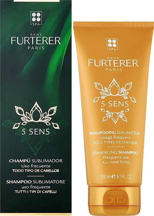 Shampoo für alle Haartypen - Rene Furterer 5 Sens Enhancing Shampoo — Bild N2