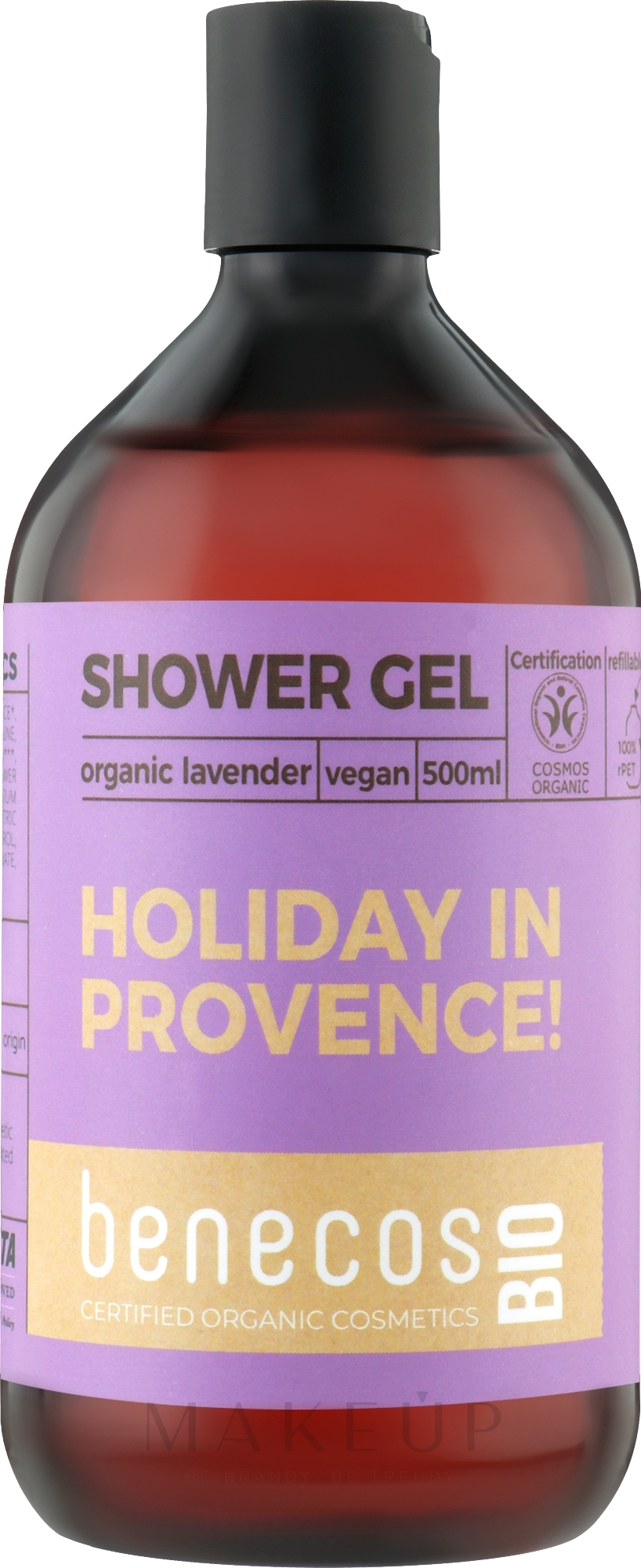 Duschgel - Benecos Shower Gel Organic Lavender — Bild 500 ml