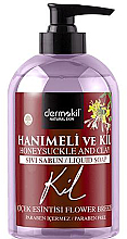 Düfte, Parfümerie und Kosmetik Natürliche Flüssigseife - Dermokil Honeysuckle and Clay Natural Liquid Soap