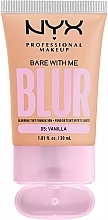 Foundation - NYX Professional Makeup Bare With Me Blur Tint Foundation — Bild N2