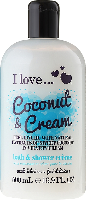 Bade- und Duschcreme "Coconut & Cream" - I Love... Coconut & Cream Bubble Bath And Shower Creme — Bild N1