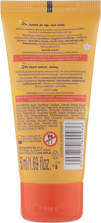 Sorbet für die Hände Honigwunder - Delia Dairy Fun — Bild N2