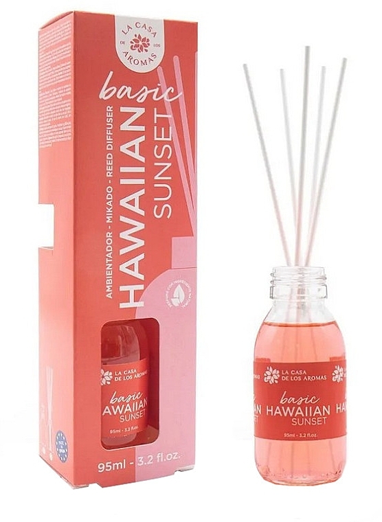 Raumerfrischer Grapefruit und Bergamotte - La Casa De Los Aromas Reed Diffuser Hawaiian Sunset  — Bild N1