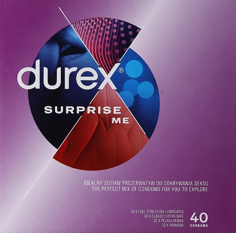 Kondome 4 St. - Durex Surprise Me Mix — Bild N1