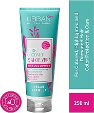 Schutzshampoo für das Haar - Urban Pure Coconut & Aloe Vera Hair Shampoo  — Bild N2