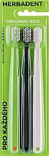 Düfte, Parfümerie und Kosmetik Zahnbürste weich in ECO-Verpackung 3 St. - Herbadent Toothbrush